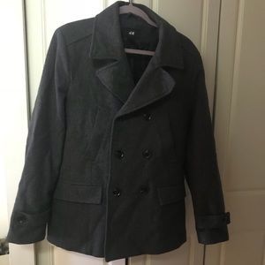 Men’s H&M Gray Peacoat